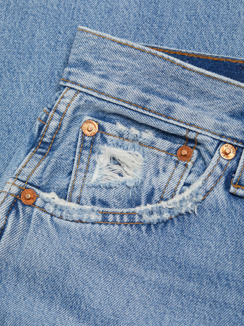 Women's 90s High-Rise Rigid Straight Jeans - Worn Blue 7