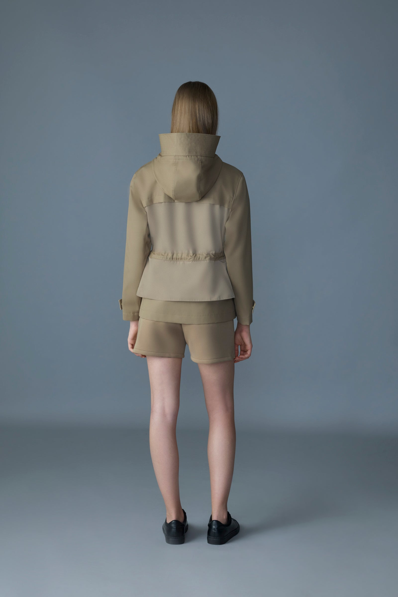 KAORI-LVS Hybrid jacket with peplum detail - 4