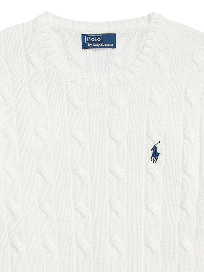Polo Ralph Lauren cable-knit crew-neck sweater outlook