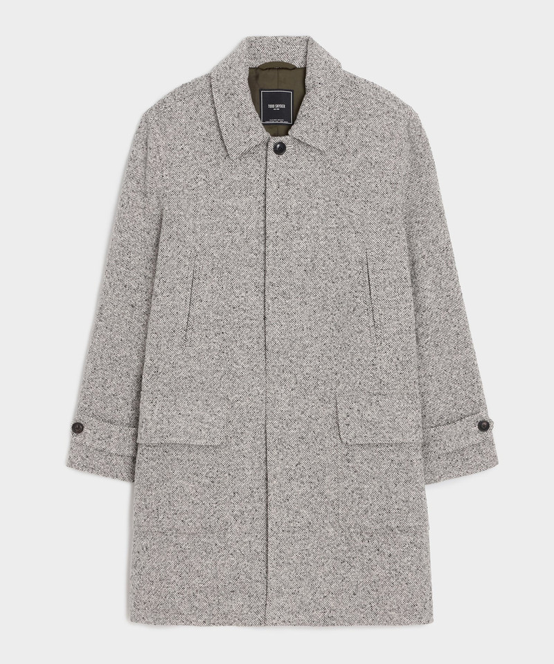 Italian Wool Donegal Car Coat 1
