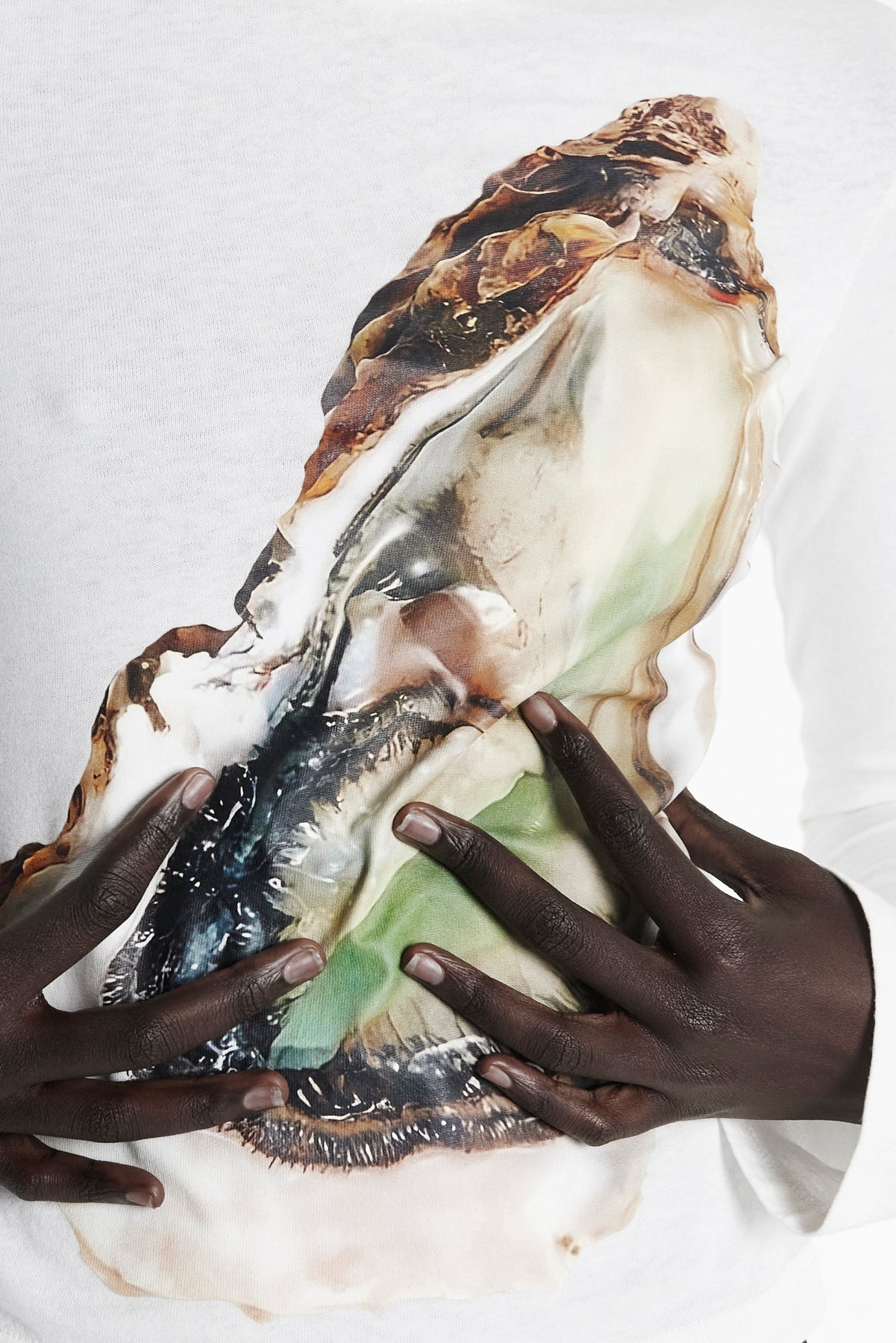 OYSTER LONG SLEEVE TEE OFF WHITE - 3