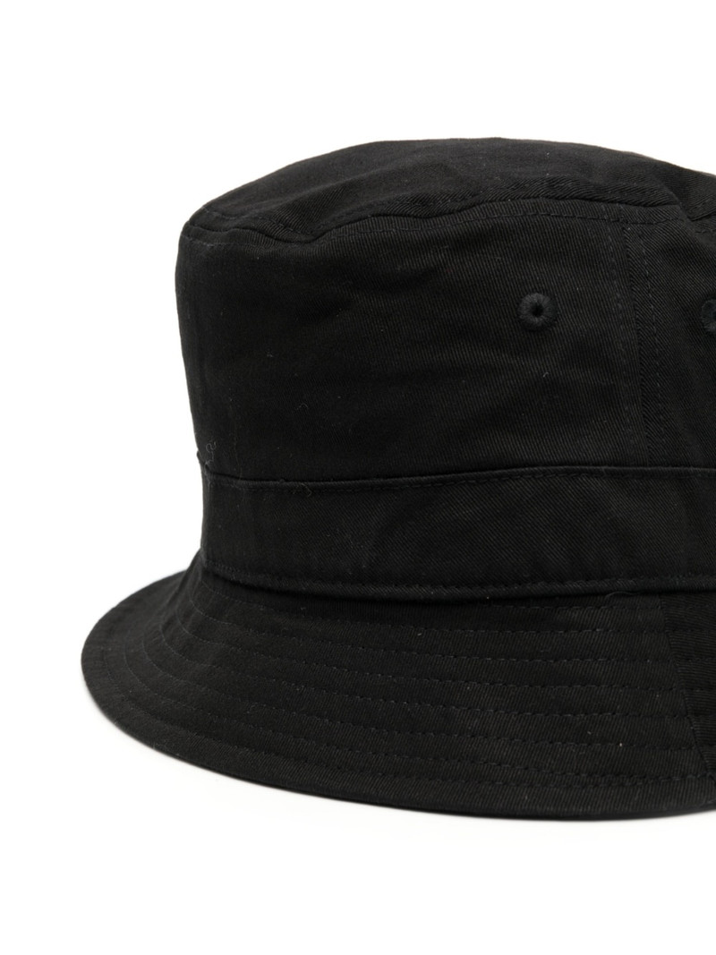Barbour logo-patch cotton bucket hat outlook