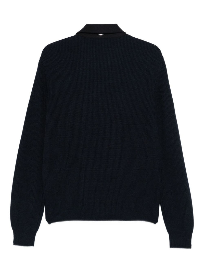 Herno zip-up collared jacket outlook