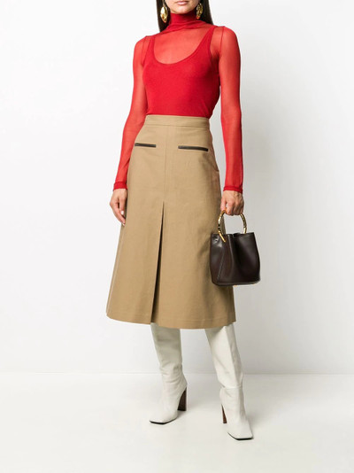 Proenza Schouler    Layered Gauge Knit Turtleneck    outlook