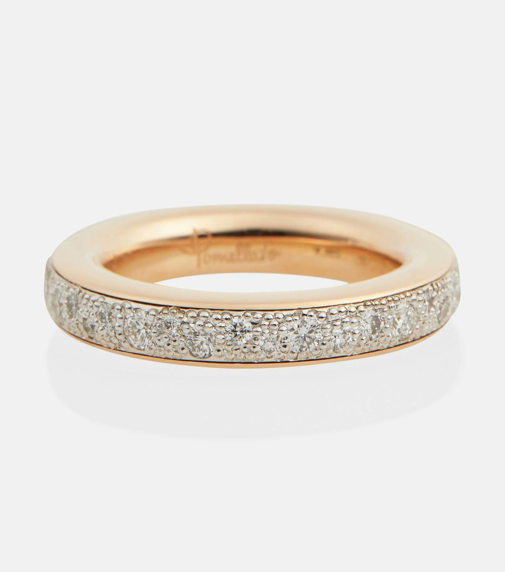 Iconica 18kt gold ring with diamonds - 1