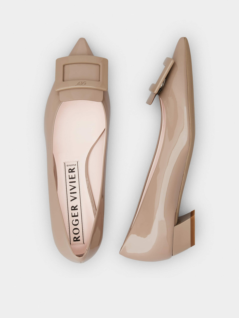 Gommettine Lacquered Buckle Ballerinas in Patent Leather 4