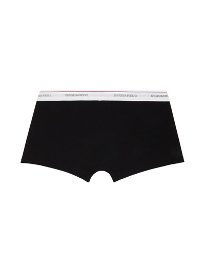 DSQUARED2 Three-Pack Black Boxer Briefs outlook