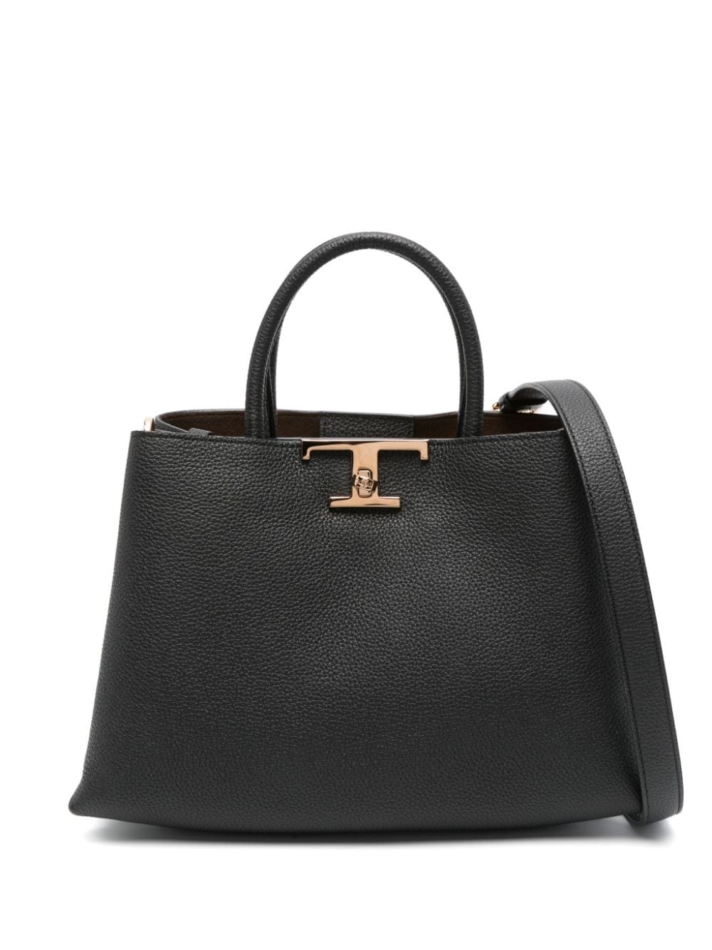 T Timeless leather tote bag - 1