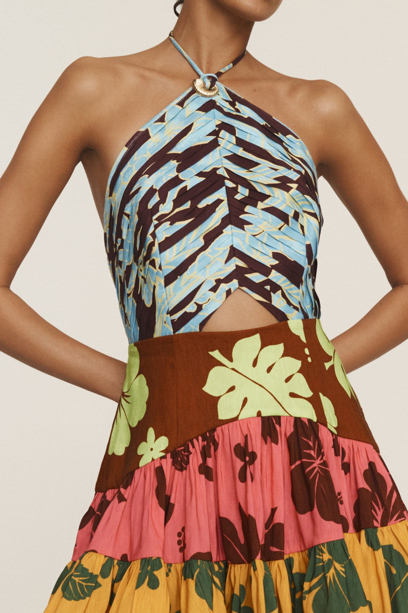 Poppy Spliced Mini Dress 3