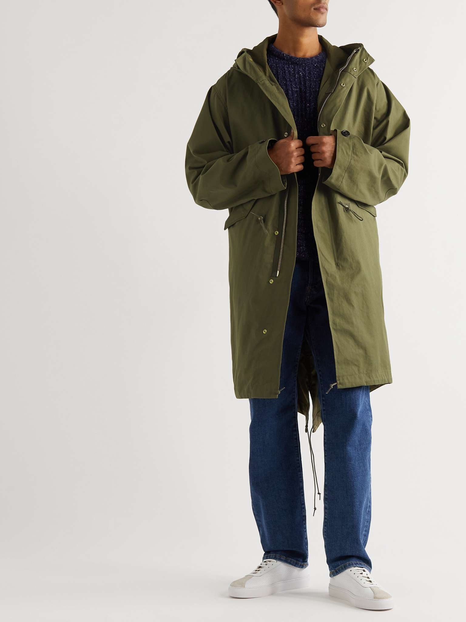 Christian Cotton-Gabardine Hooded Parka - 2