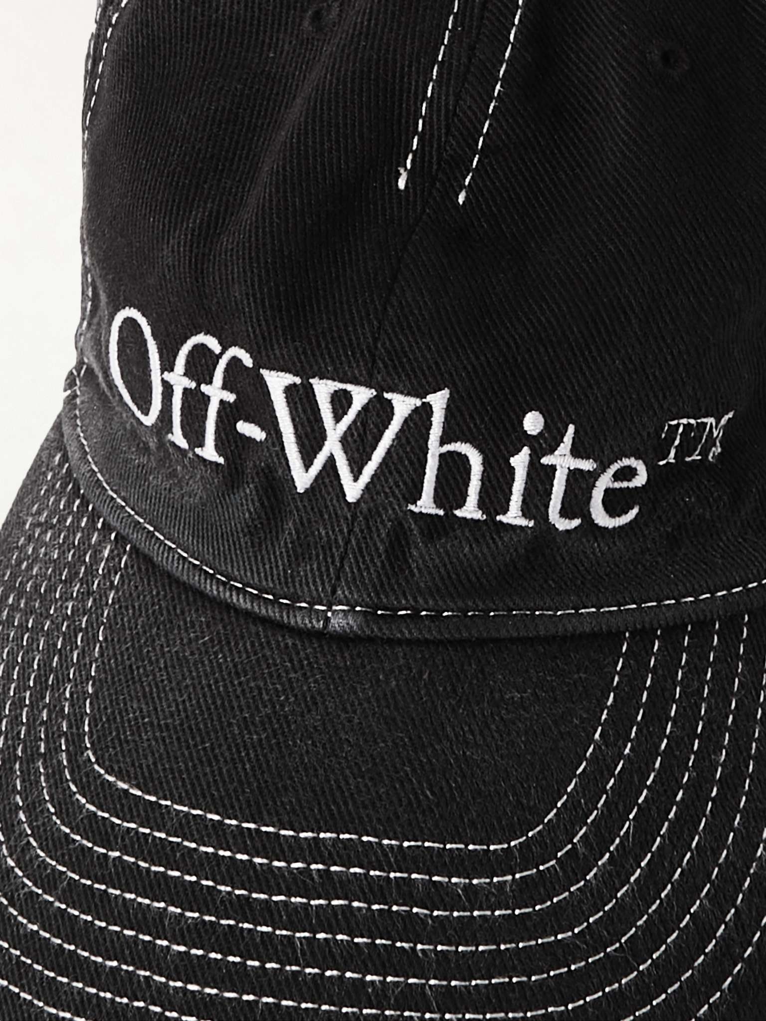 Logo-Embroidered Cotton-Gabardine Baseball Cap - 4