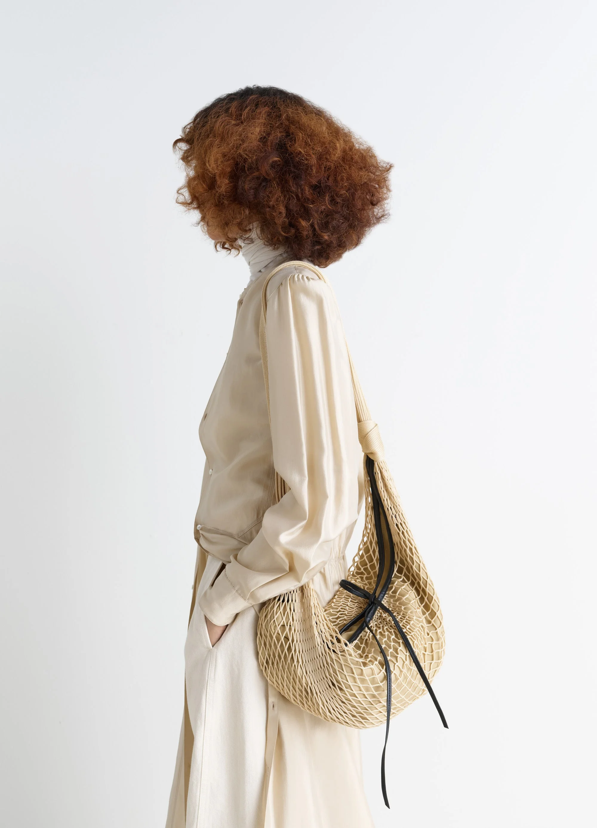 Lemaire CROISSANT FILT BAG - BG0128 TP0006_BG204 | REVERSIBLE