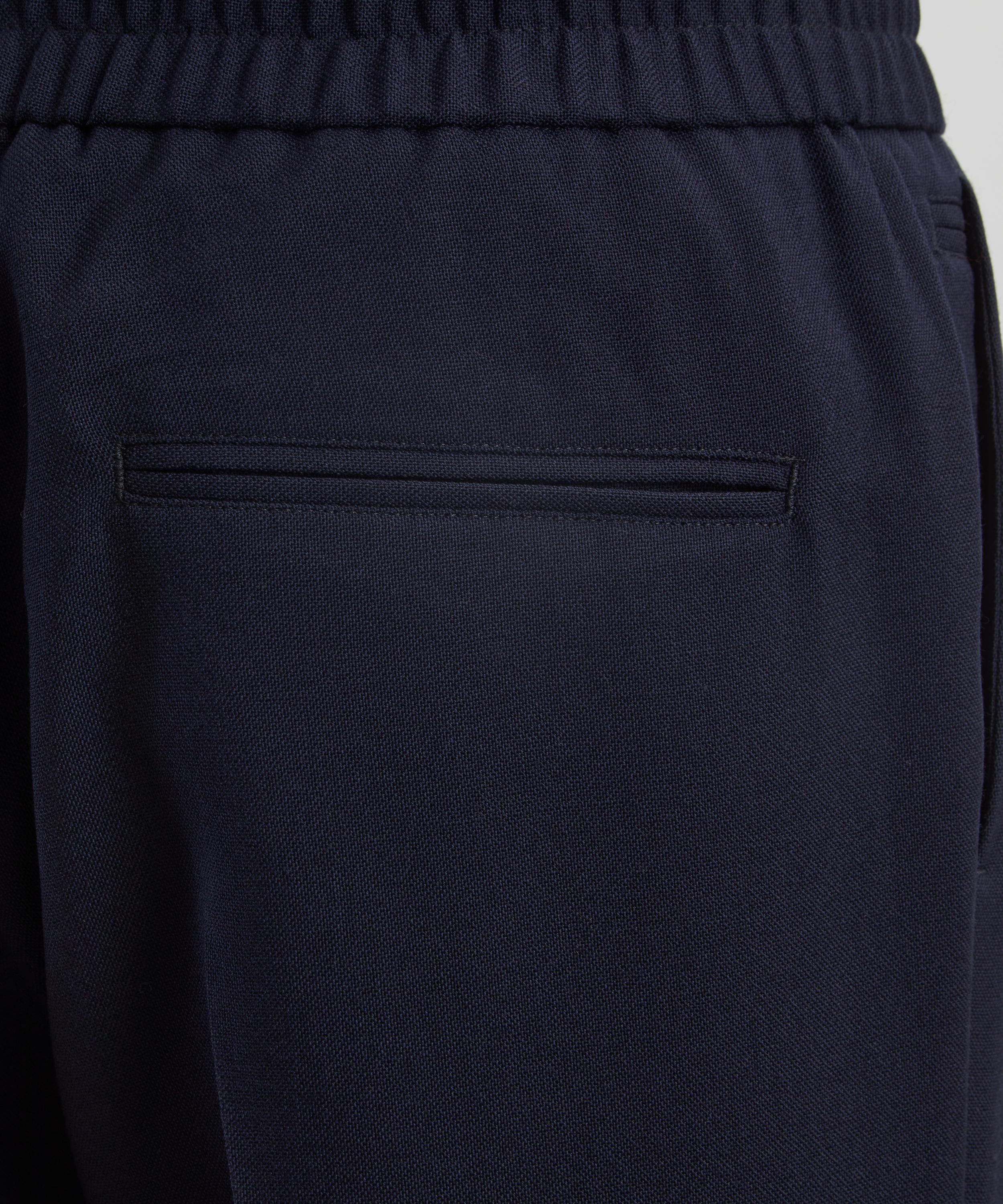 Straight-Leg Pleated Wool Trousers - 5