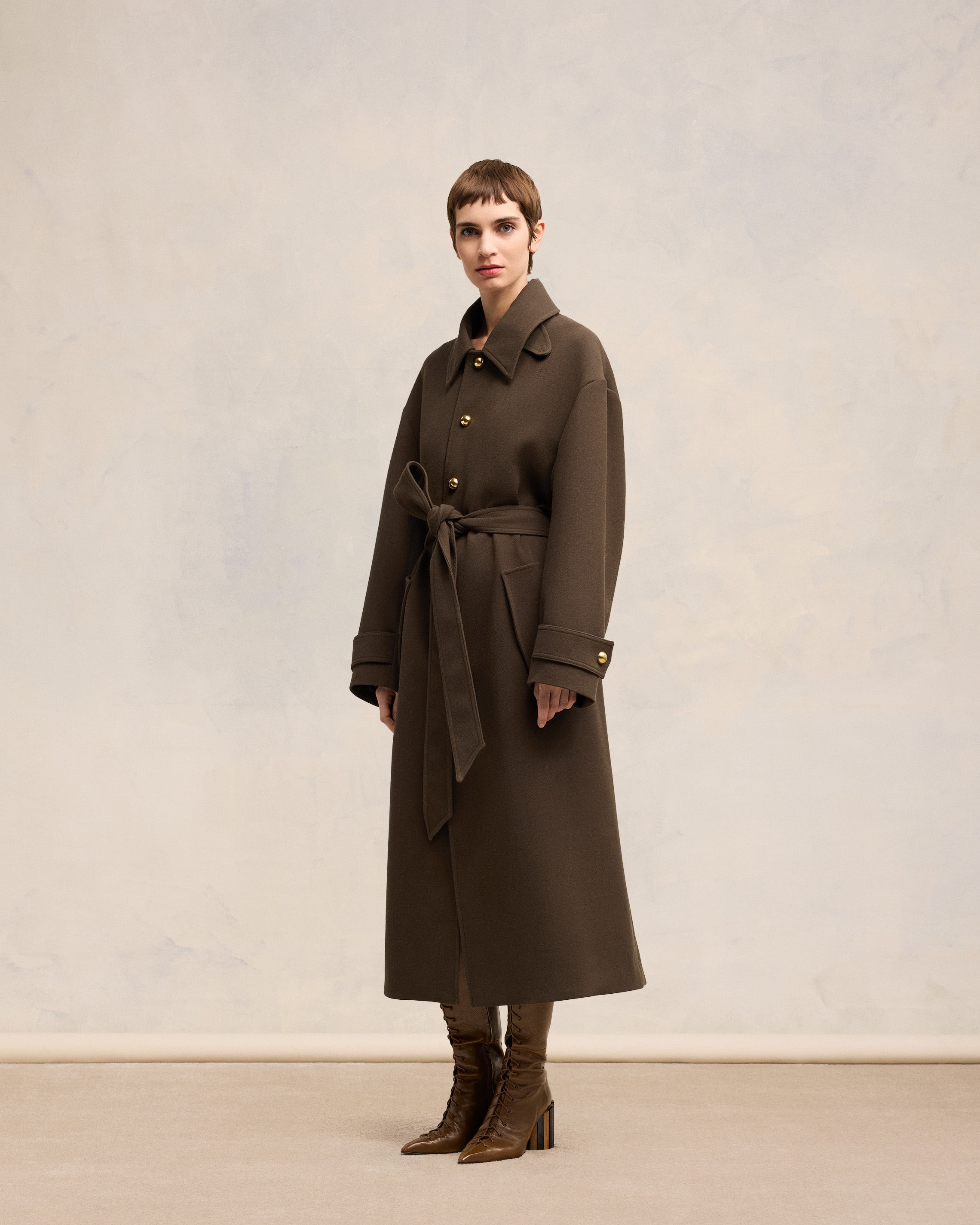 BELTED COAT - 6