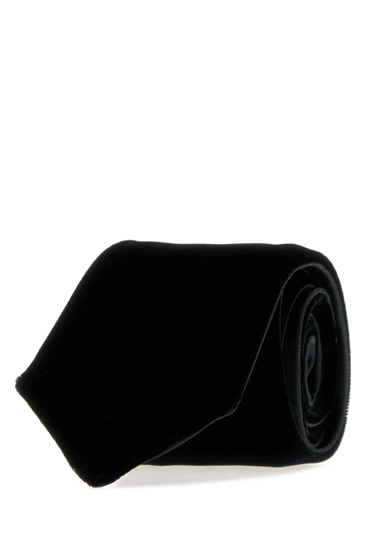 Giorgio Armani Velvet Tie — Black - 1