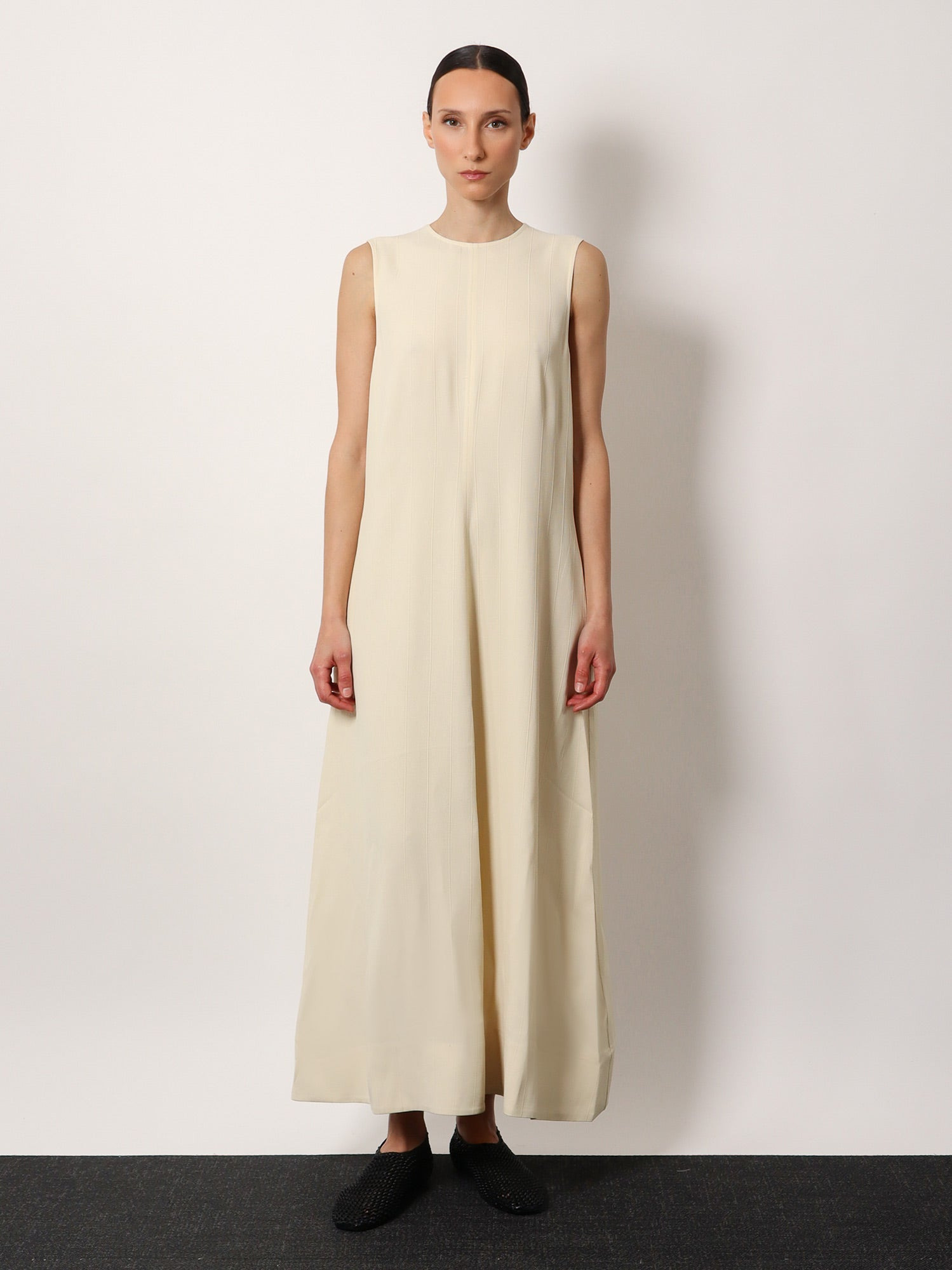 Toteme Woven Stripe Viscose And Linen Dress - 2