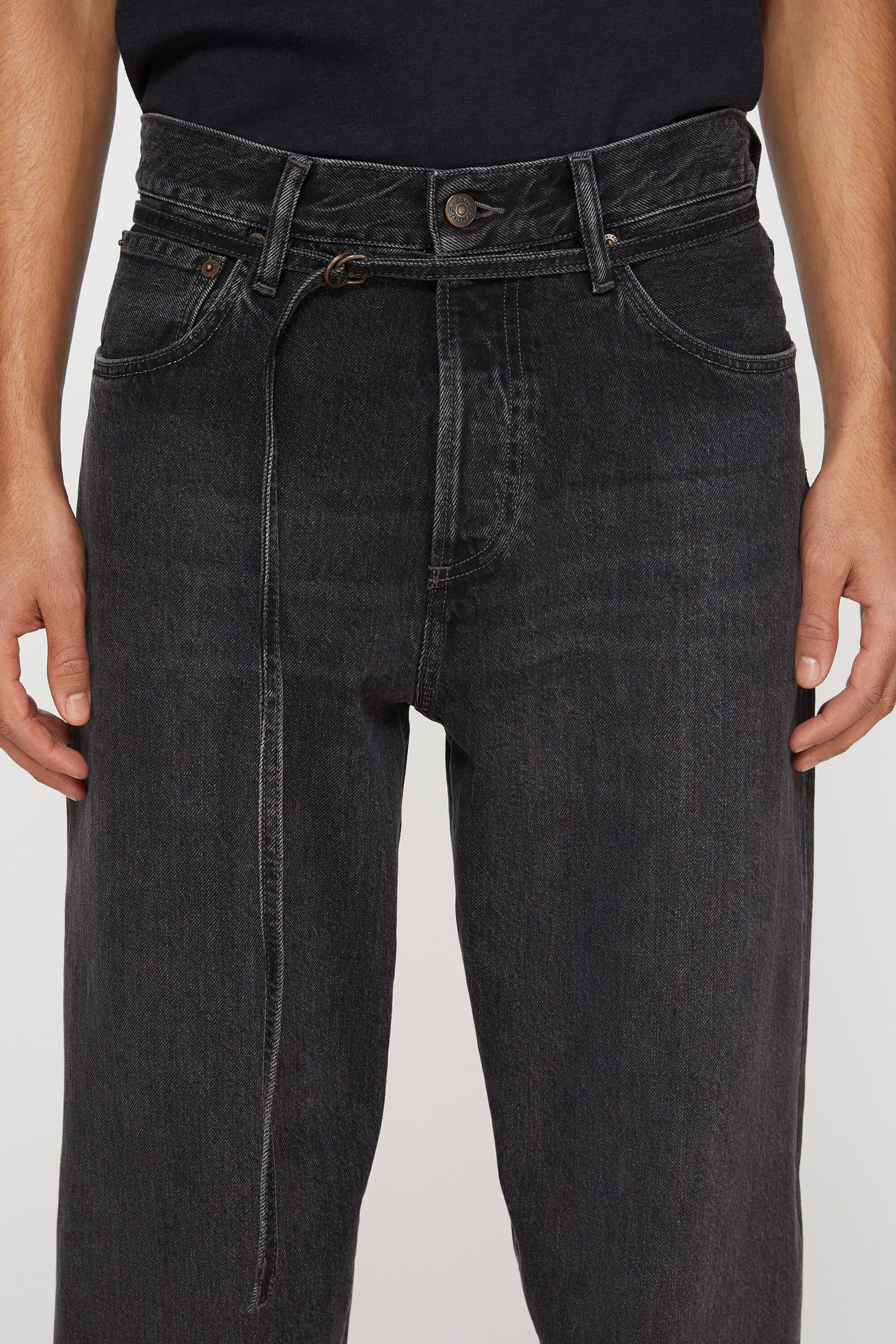 Loose fit jeans - 1991 Toj - Black - 6