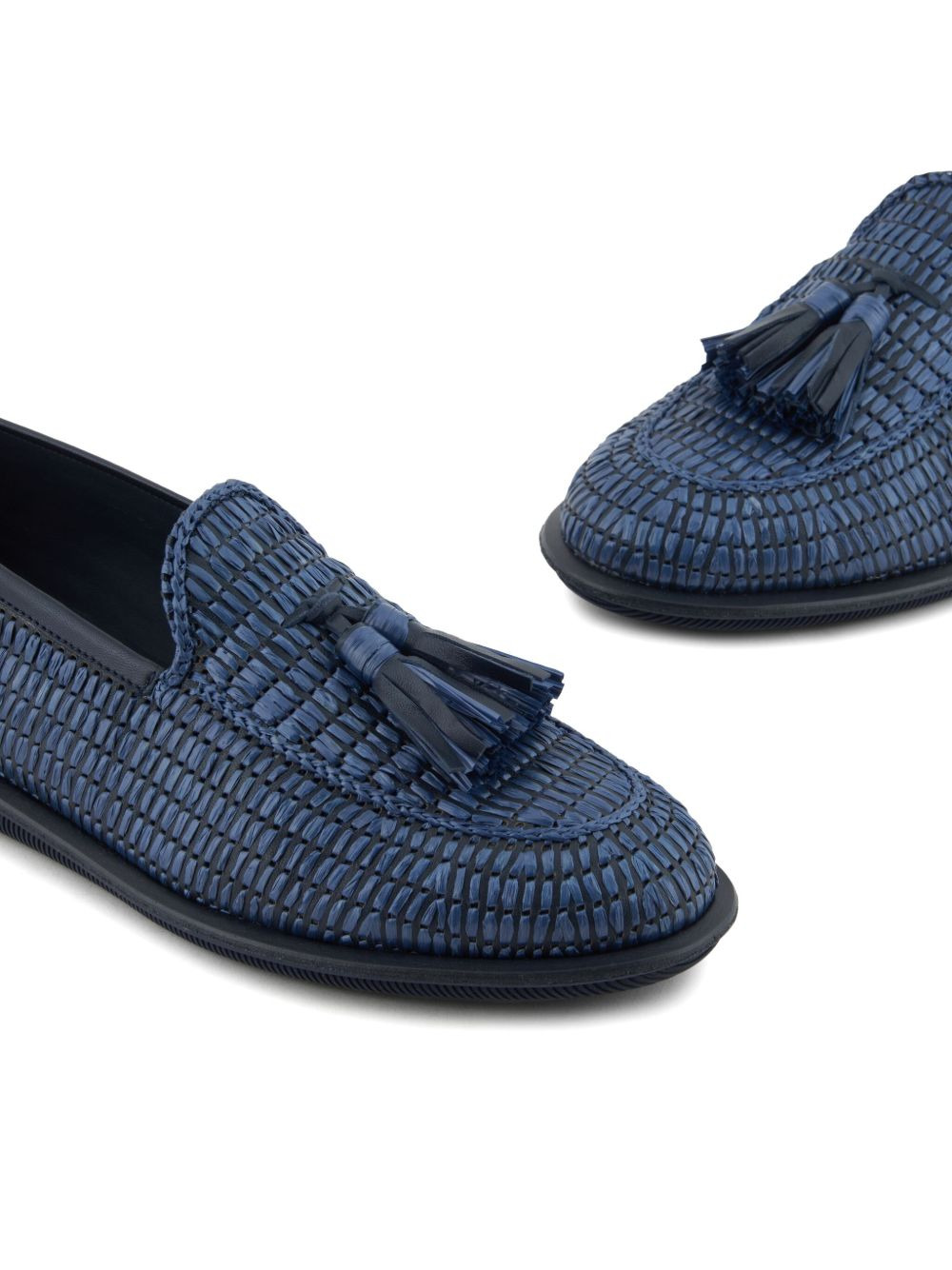 tassel-detail leather loafers - 5