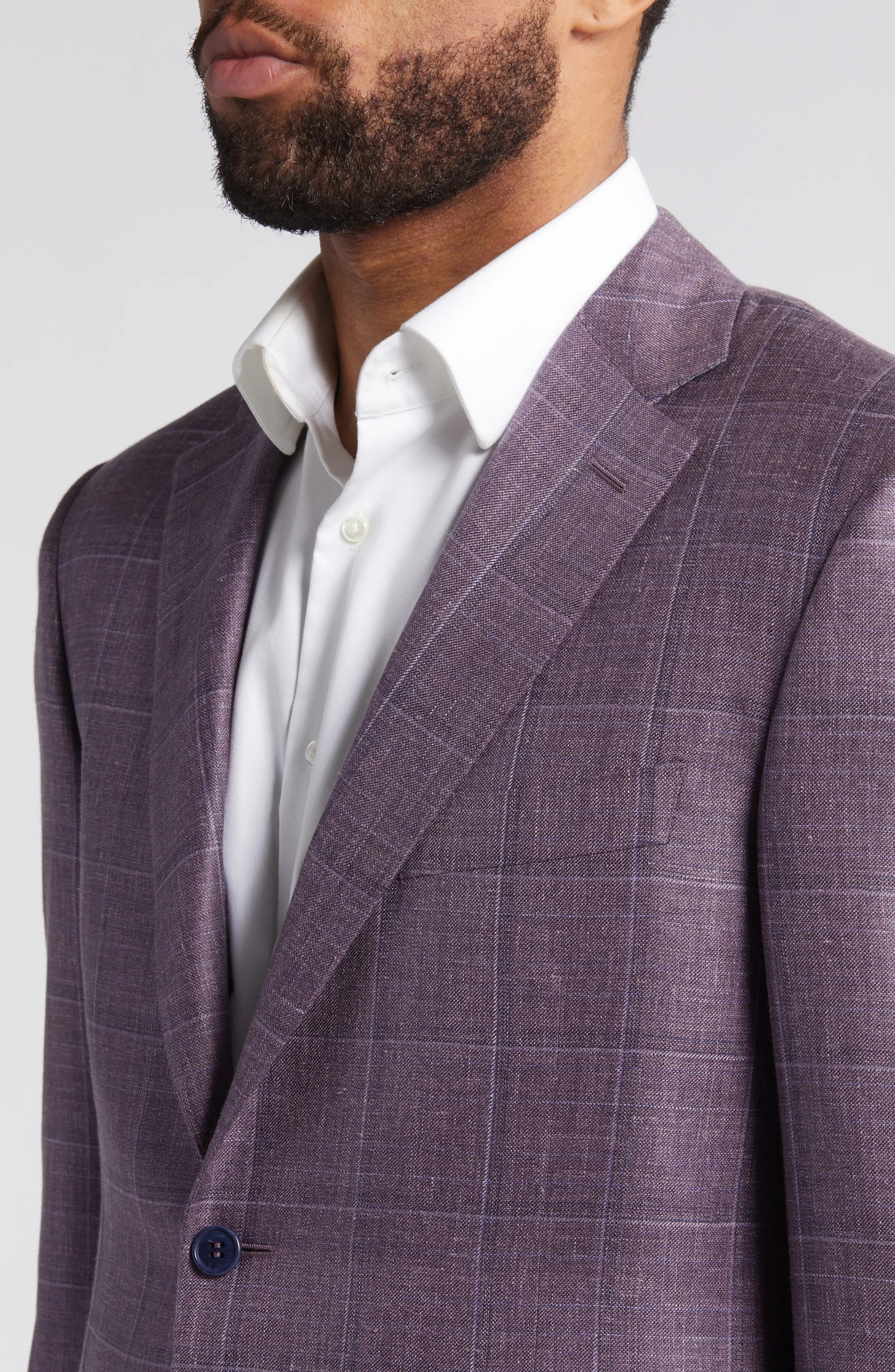 Siena Regular Fit Plaid Sport Coat - 4