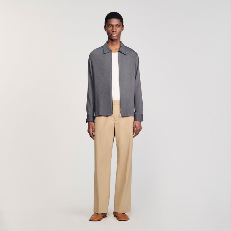 Sandro PLEATED SHIRT outlook
