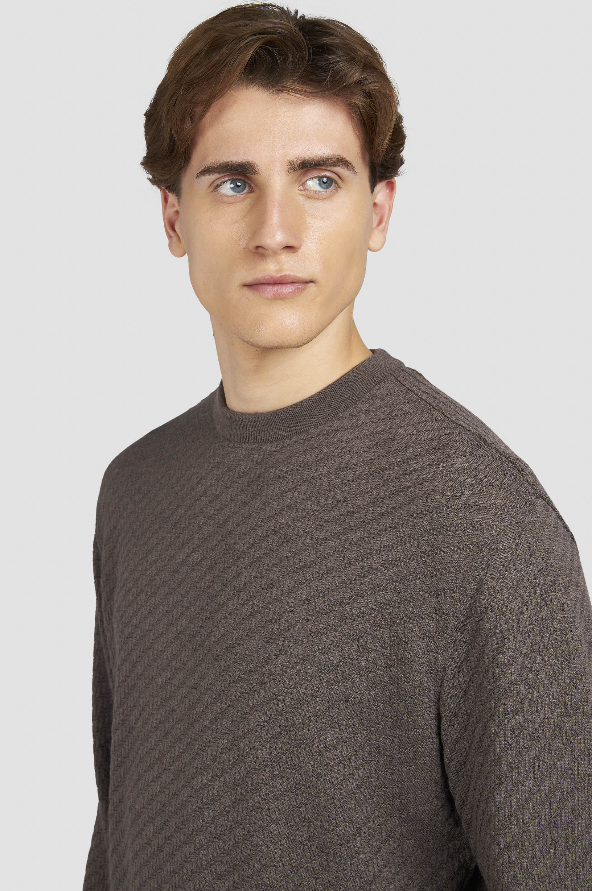 MERINO EXTRAFINE WOOL CREWNECK SWEATER - 4
