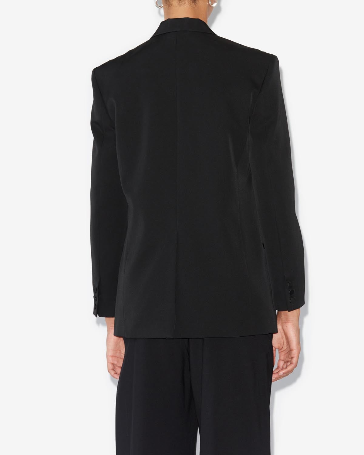 PEAGAN PLAIN WOOL JACKET - 5
