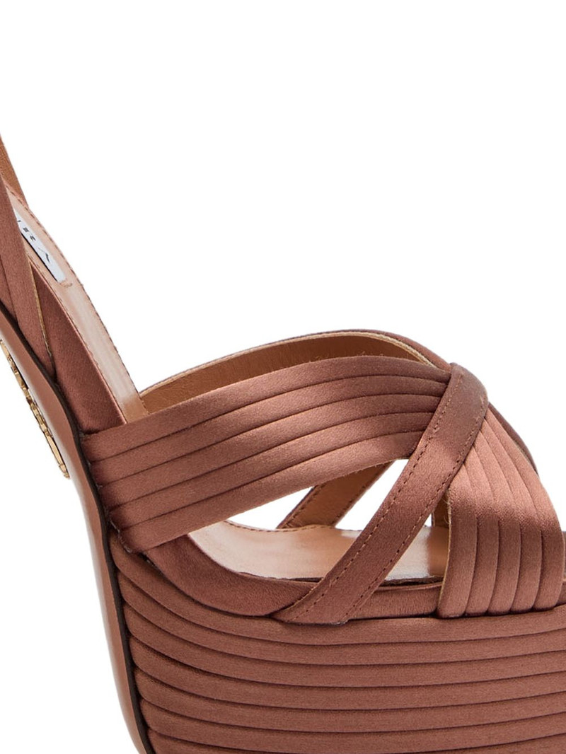 AQUAZZURA Sundance platform sandals outlook