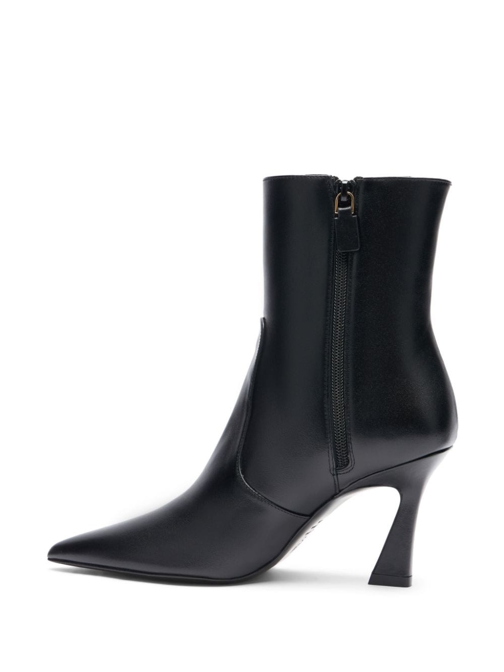 pointed-toe leather boots - 3