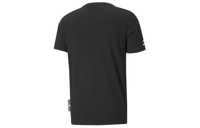 PUMA PUMA Team Graphic Tee 'Black' 536956-01 outlook