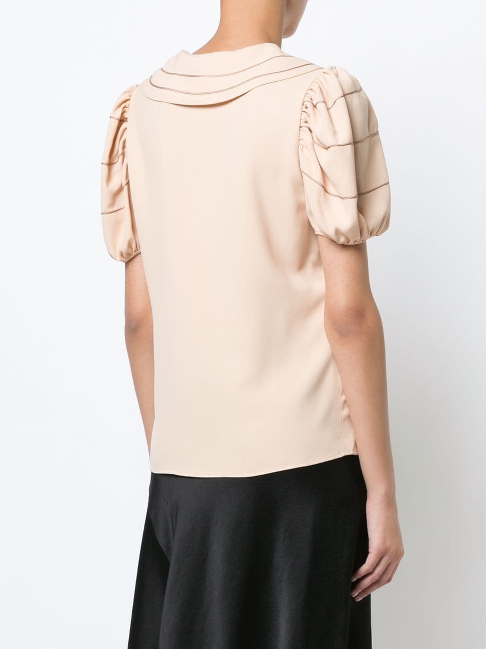 peter pan collar blouse - 4