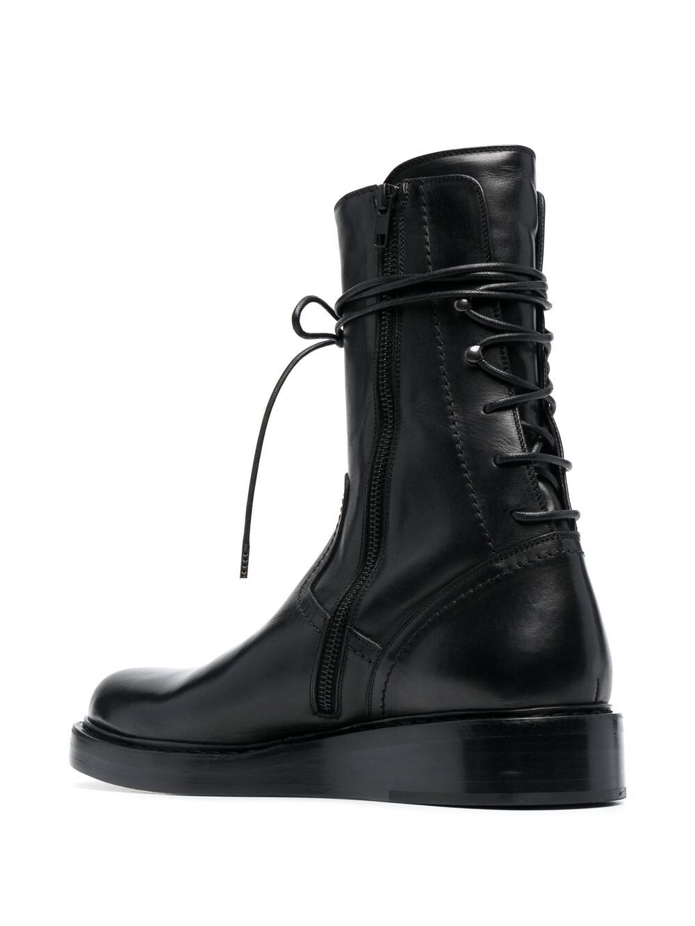 wraparound lace-up boots - 3