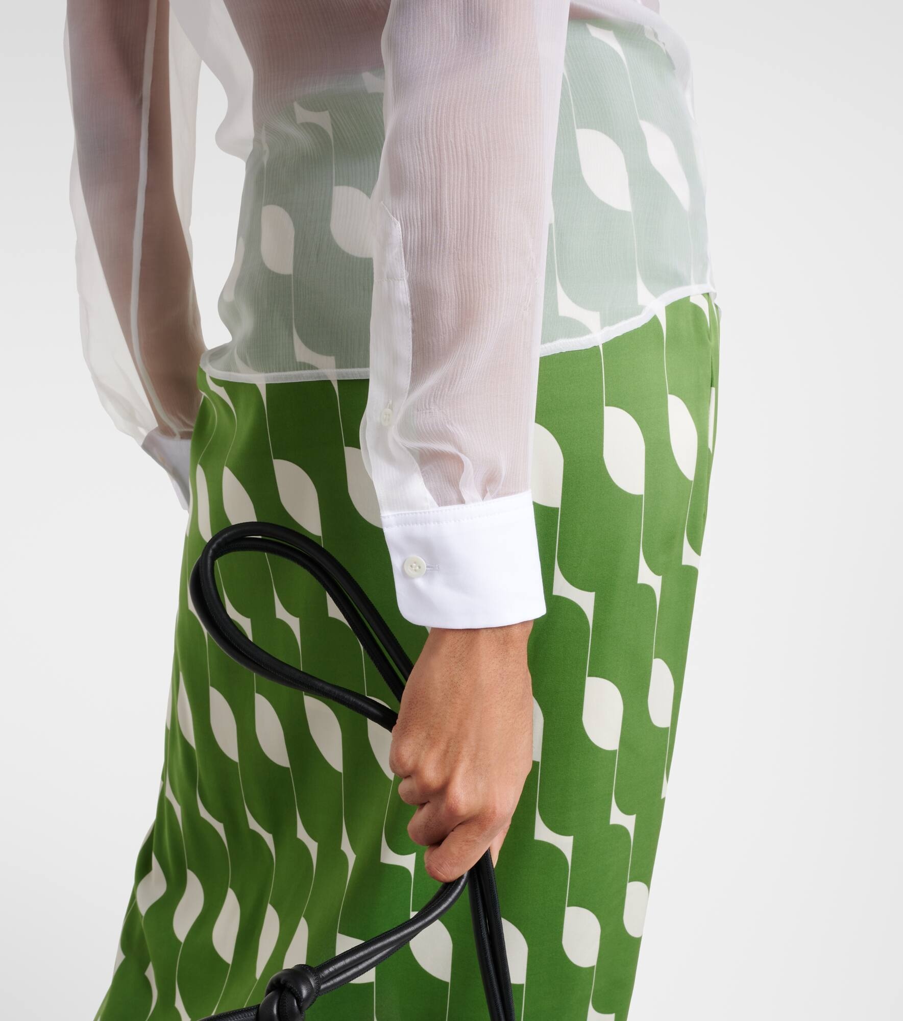 Silk and cotton shirt - 6