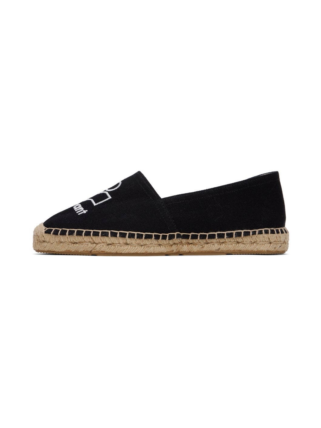 Black Canae Cotton Espadrilles - 3