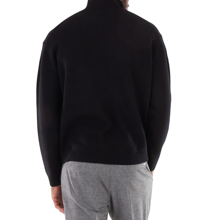 Maison Kitsune Fox Head Intarsia High-Neck Jumper - 5
