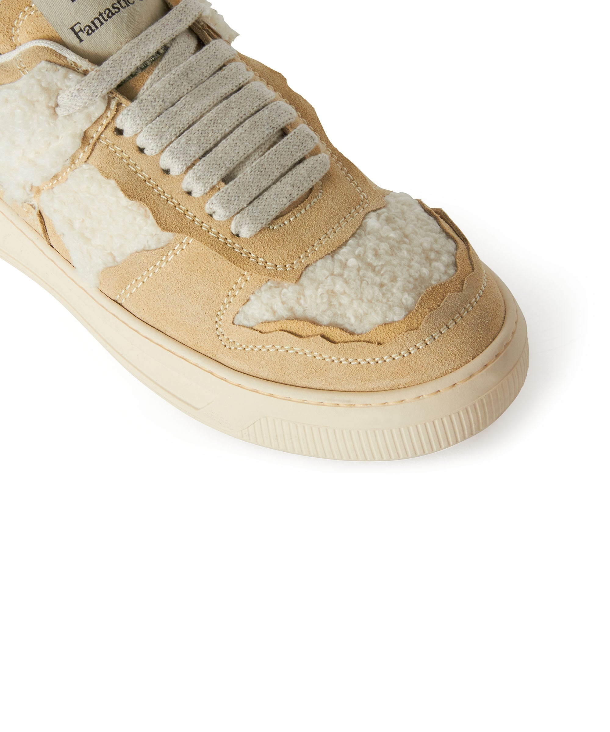 FG1 Sneakers with faux shearling inlays - 4