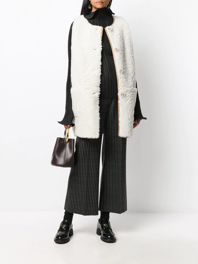 Marni sleeveless lamb fur jacket outlook