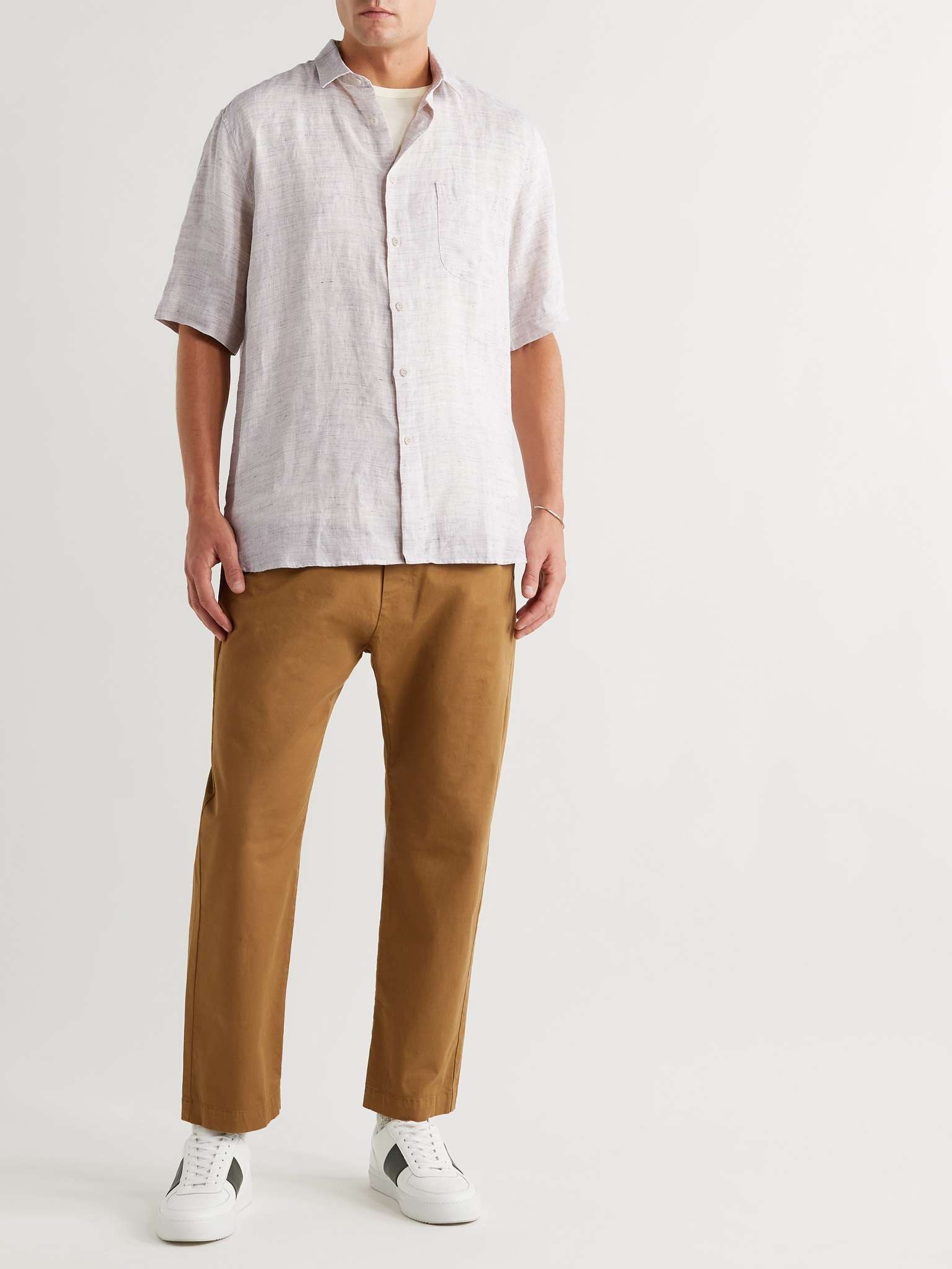 Checked Linen-Canvas Shirt - 2