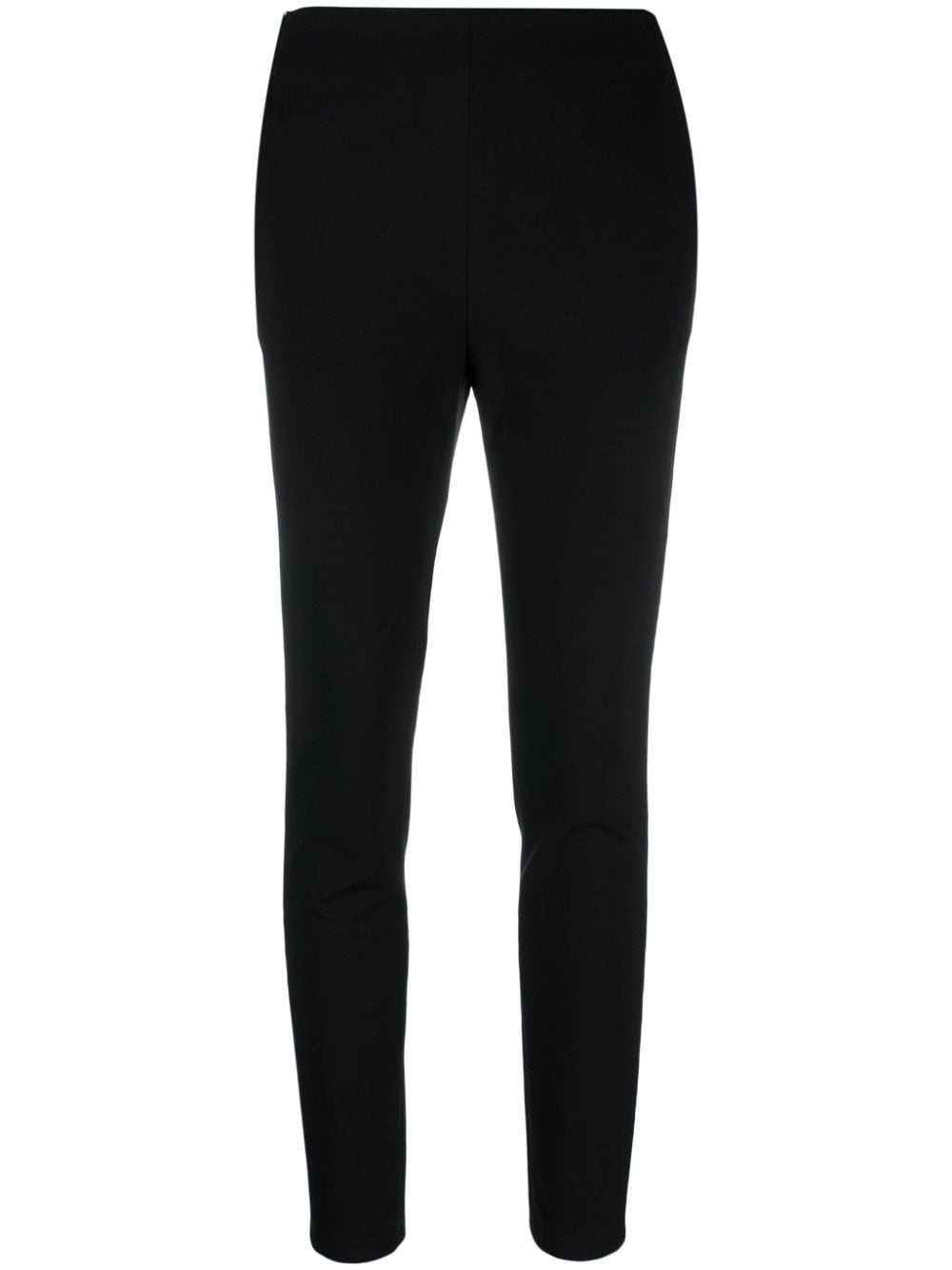 high-waisted cropped tailored trousers - 1