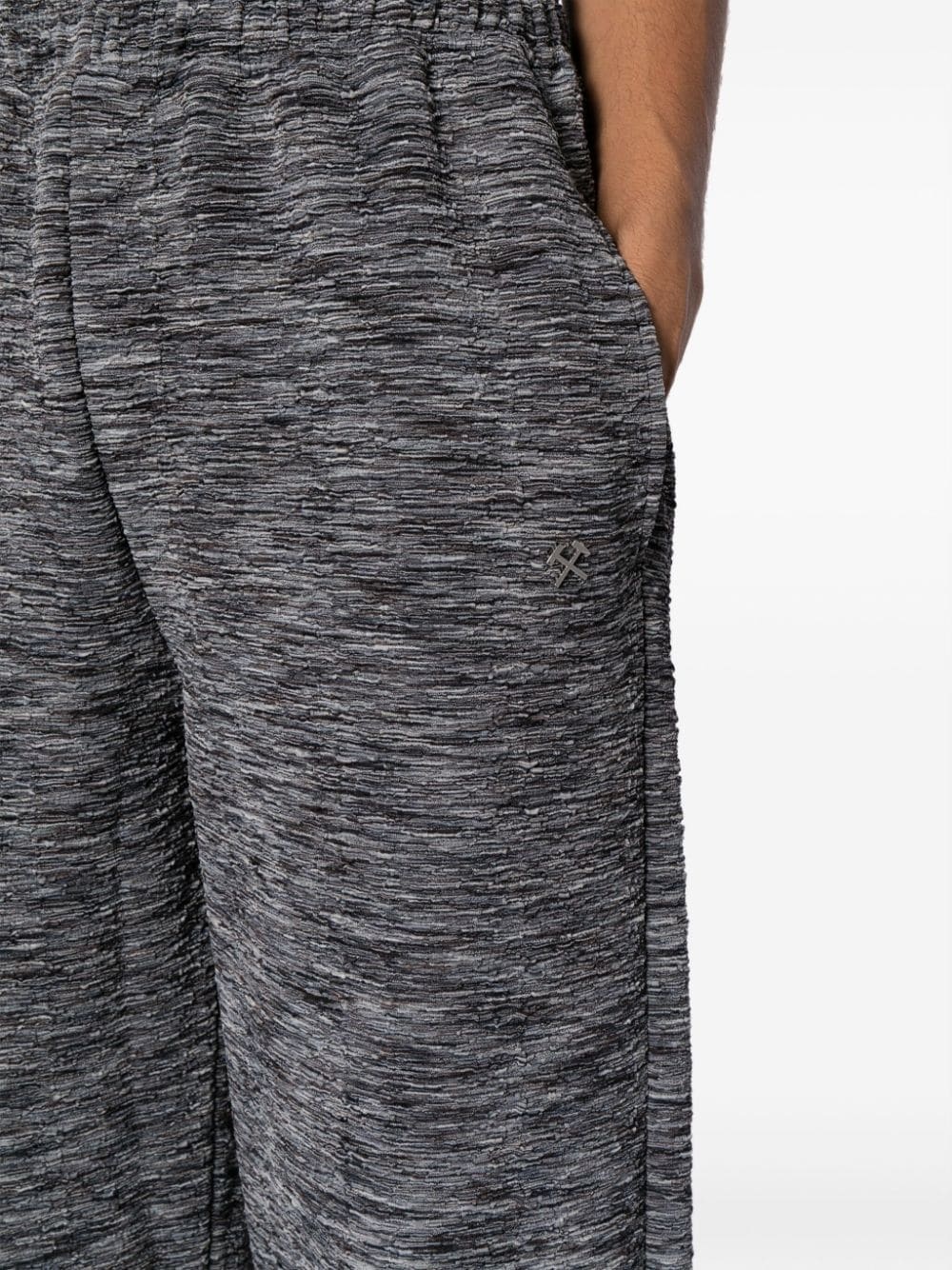 mÃ©lange-effect track pants - 5