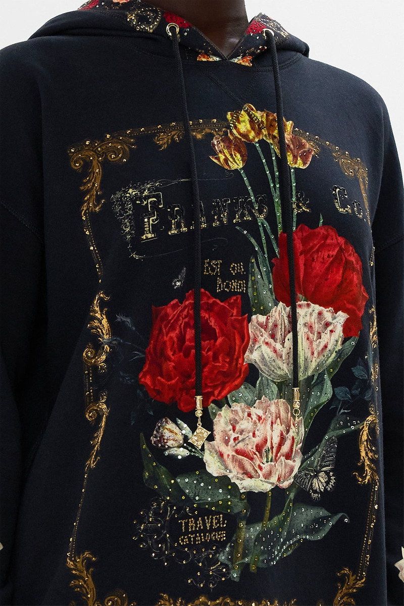 HOODY WITH POCKETS - BLACK 6