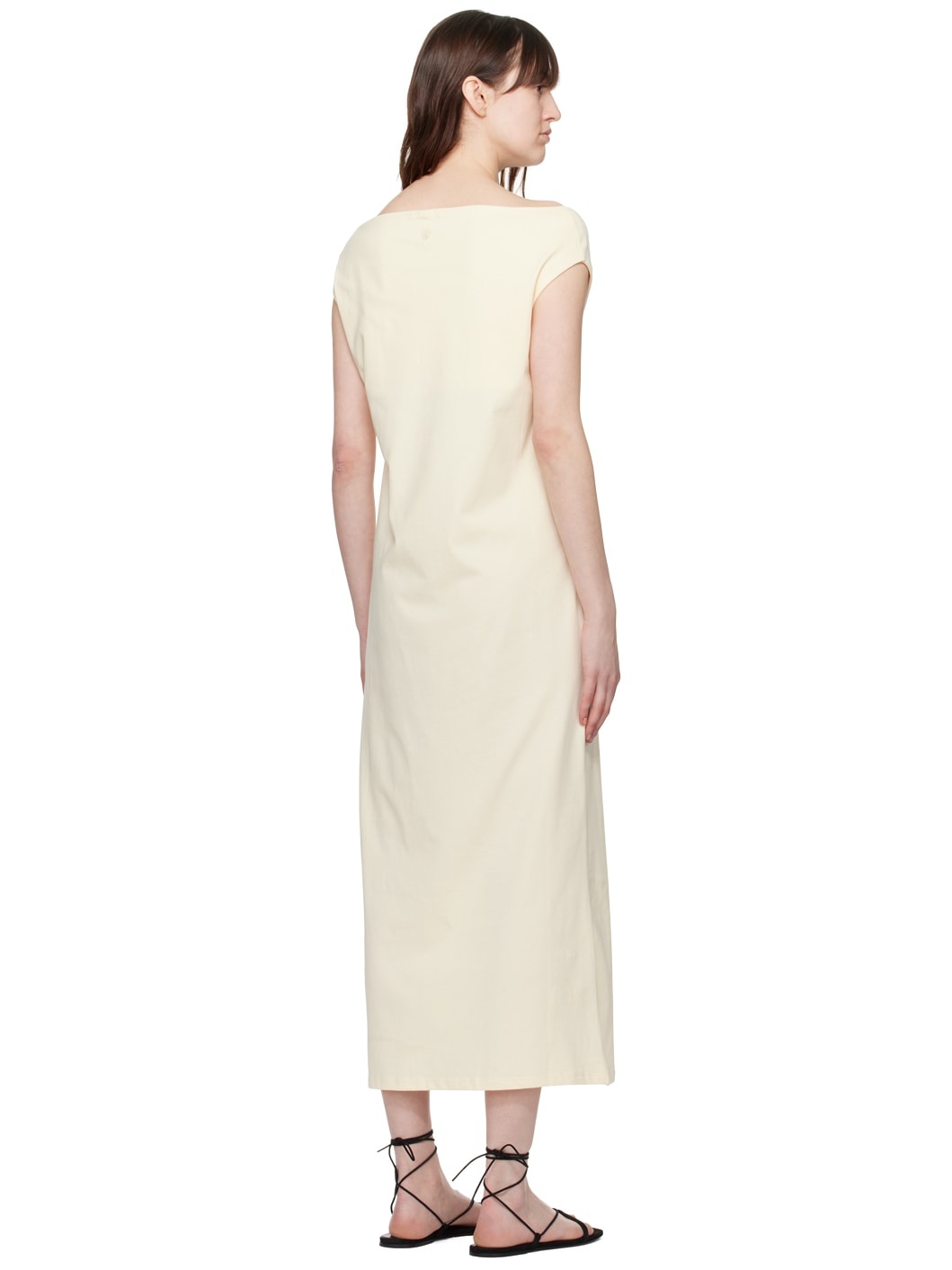 Beige Martial Maxi Dress - 3