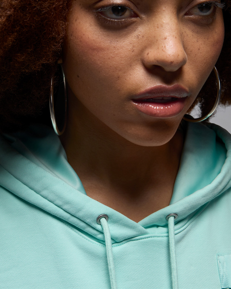 Jordan Flight Fleece Women's Satin-Lined Pullover Hoodie 6