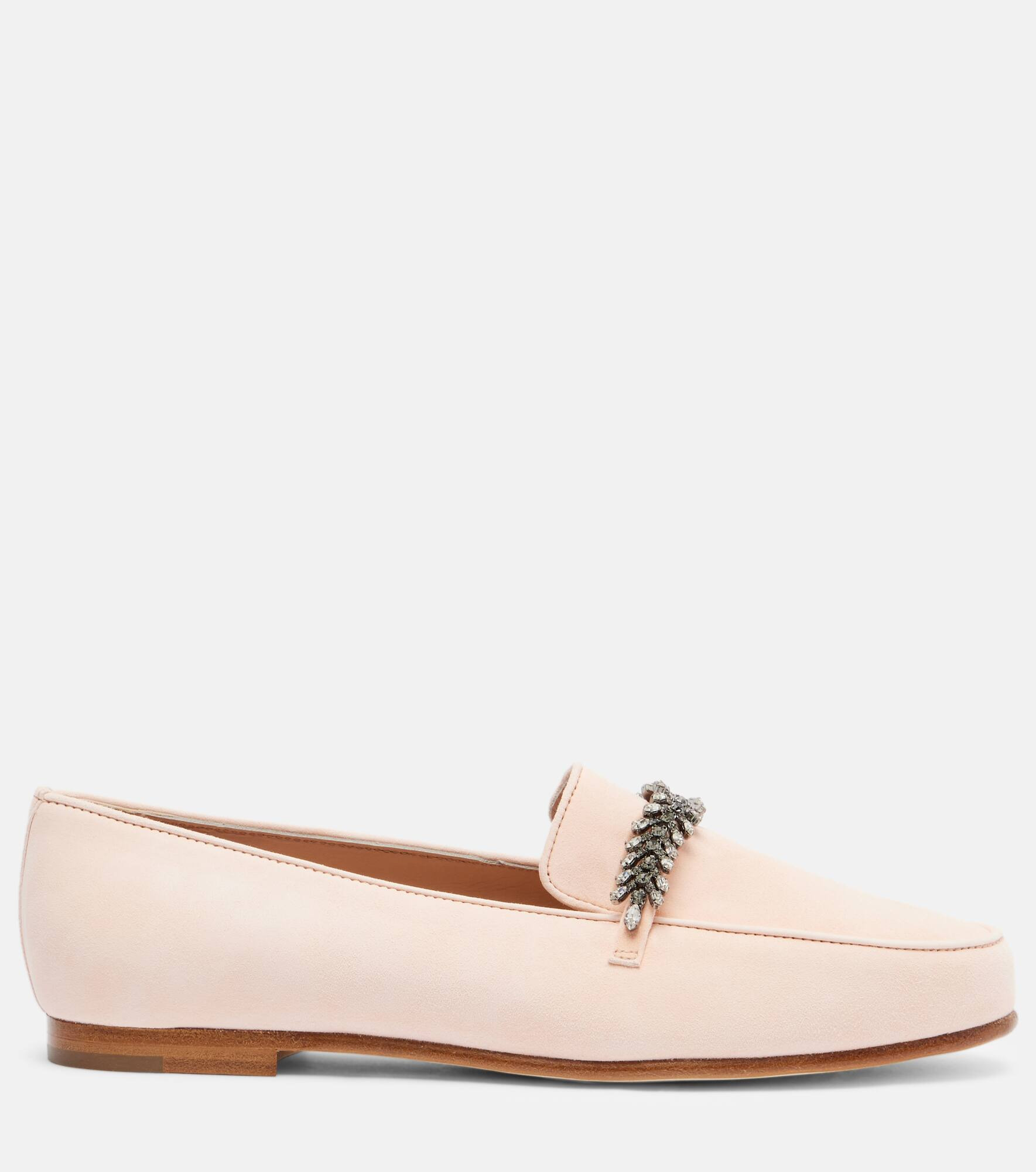 Pisufa embellished suede loafers - 4