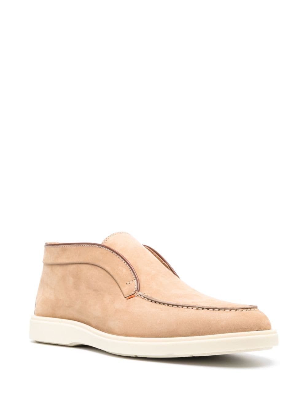 almond-toe suede boots - 3