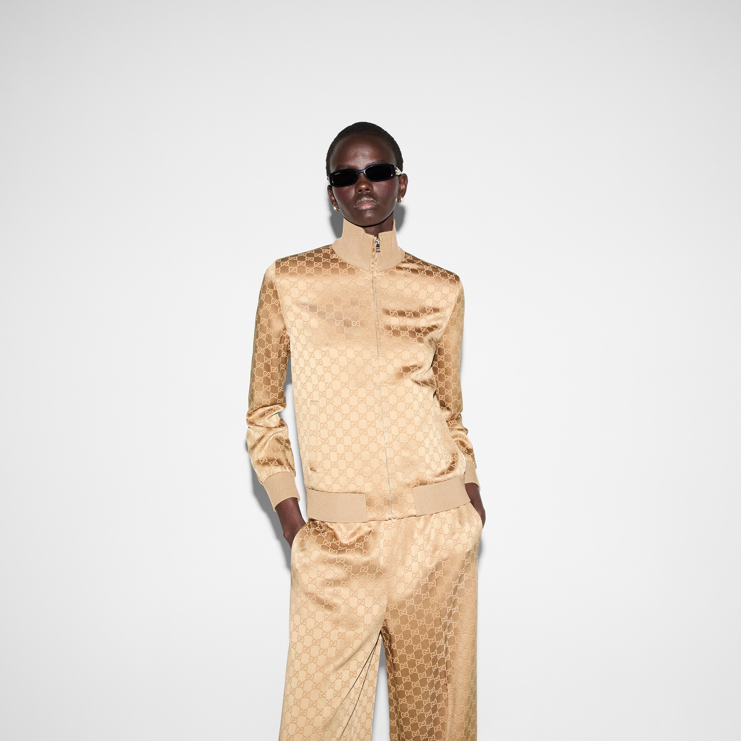 GG jacquard zip jacket - 3