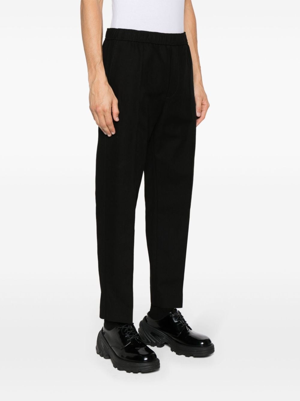 mid-rise tapered trousers - 3