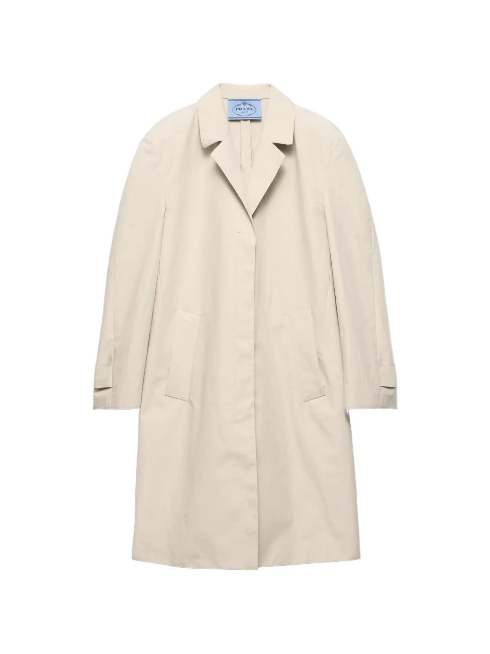 single-breasted coat - 1