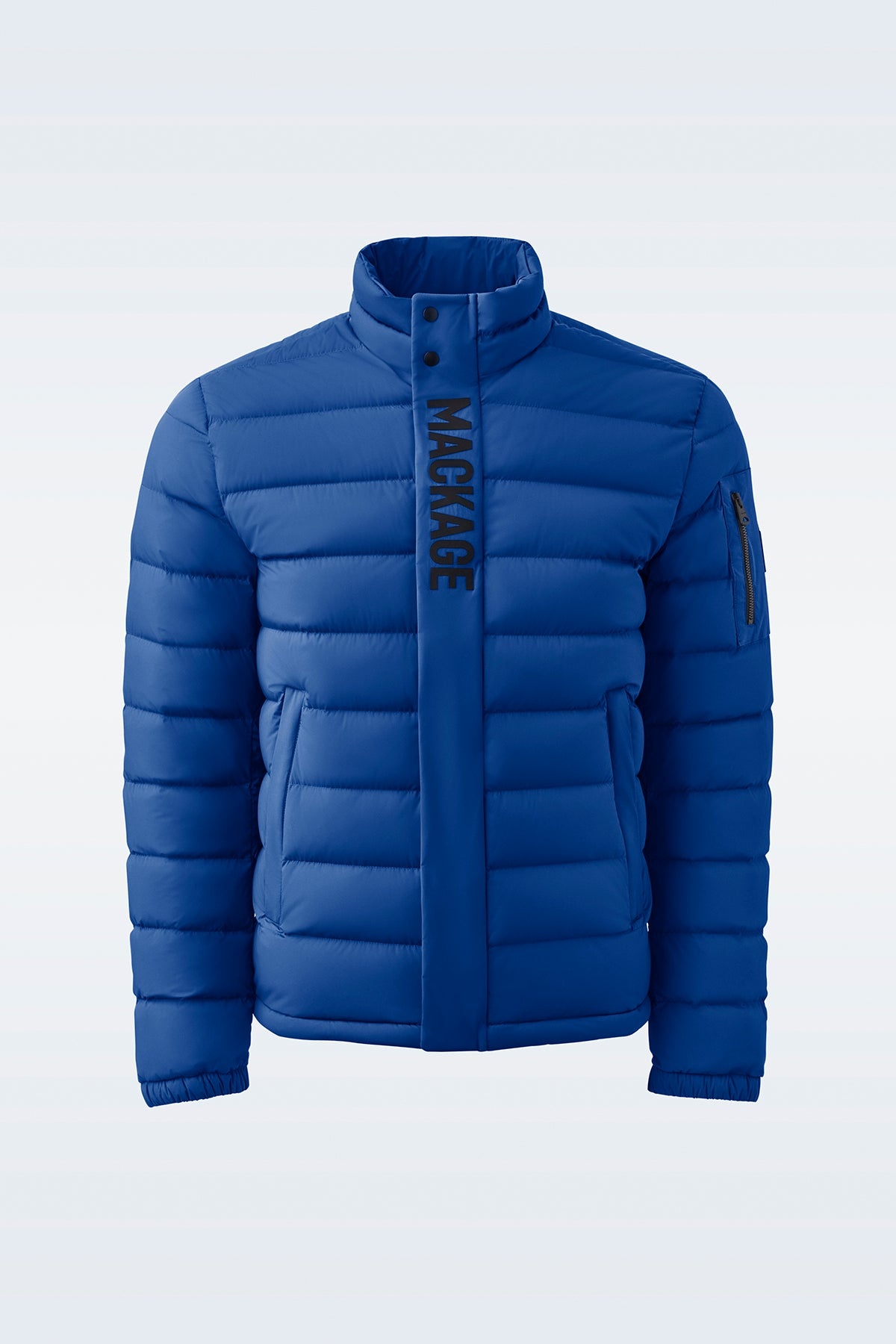 PIERS Stretch light down jacket with stand collar - 1