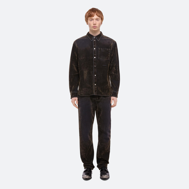 CURVED CLASSIC FLOCKED SHIRT 3