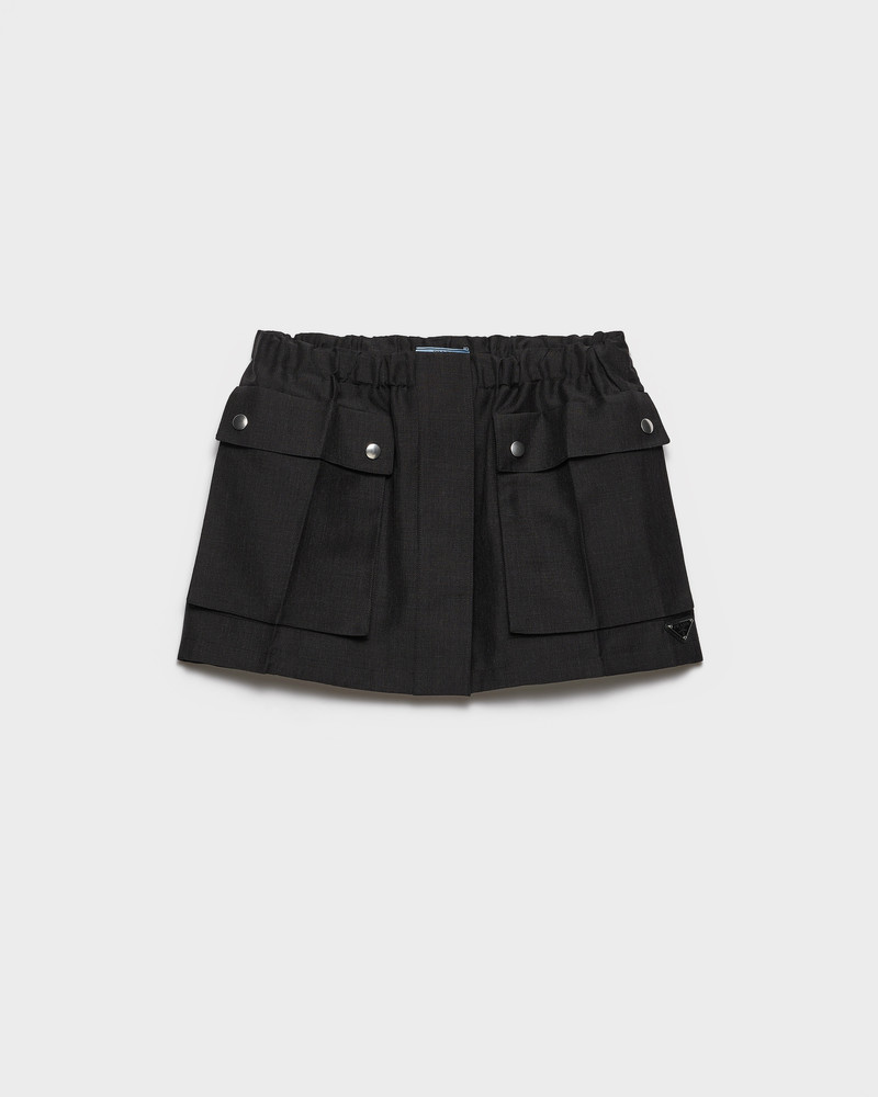 Kid mohair miniskirt 1